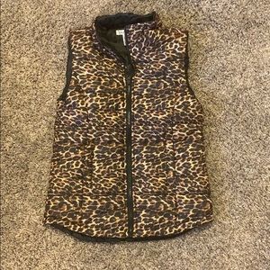 Cheetah Print Silky Vest